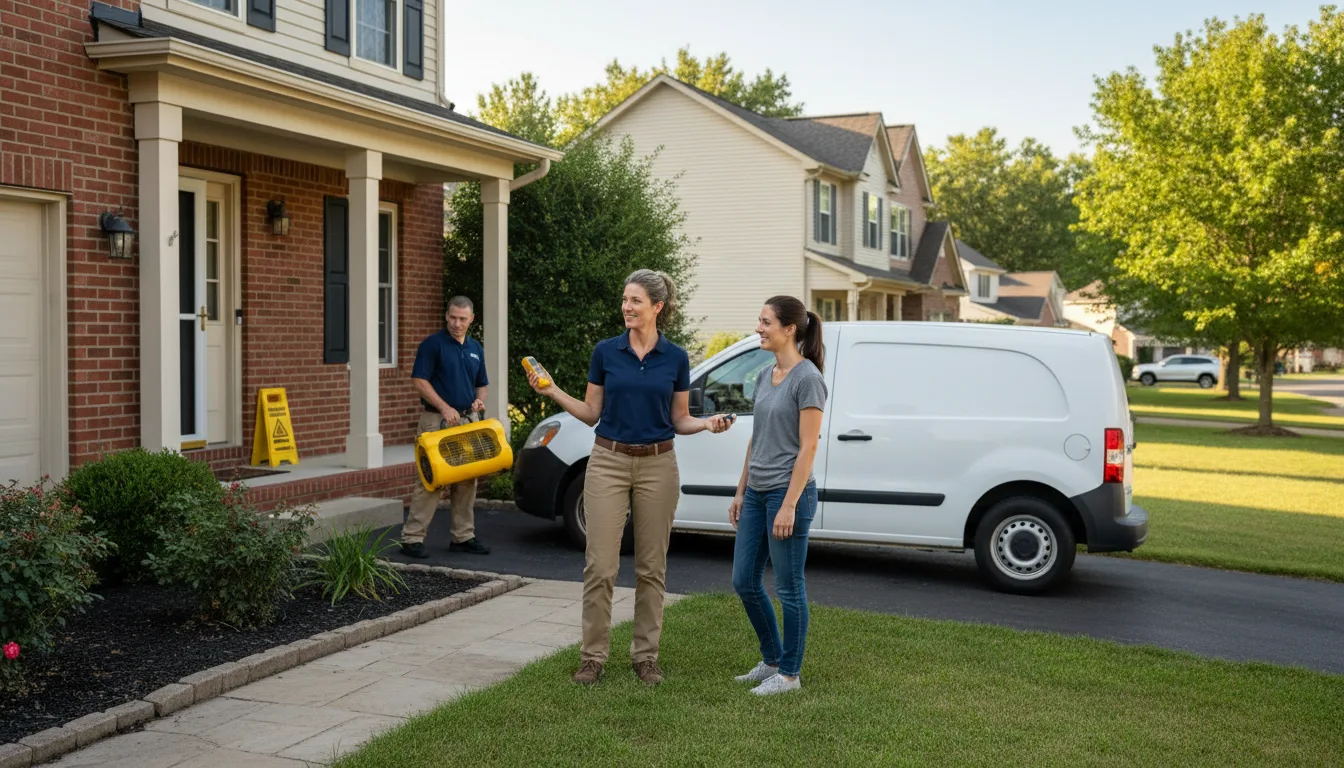 Water restoration image for Water Damage & Restoration Services in Saint Francis, SD
